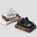 Customized Iceberg Solid Wood Crystal Trophy