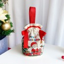 Christmas Tote Drawstring Canvas Bag